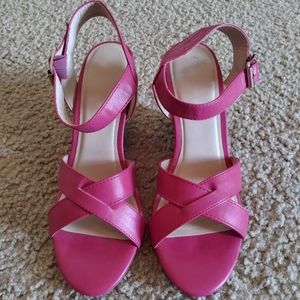 Wedges, Floral Print